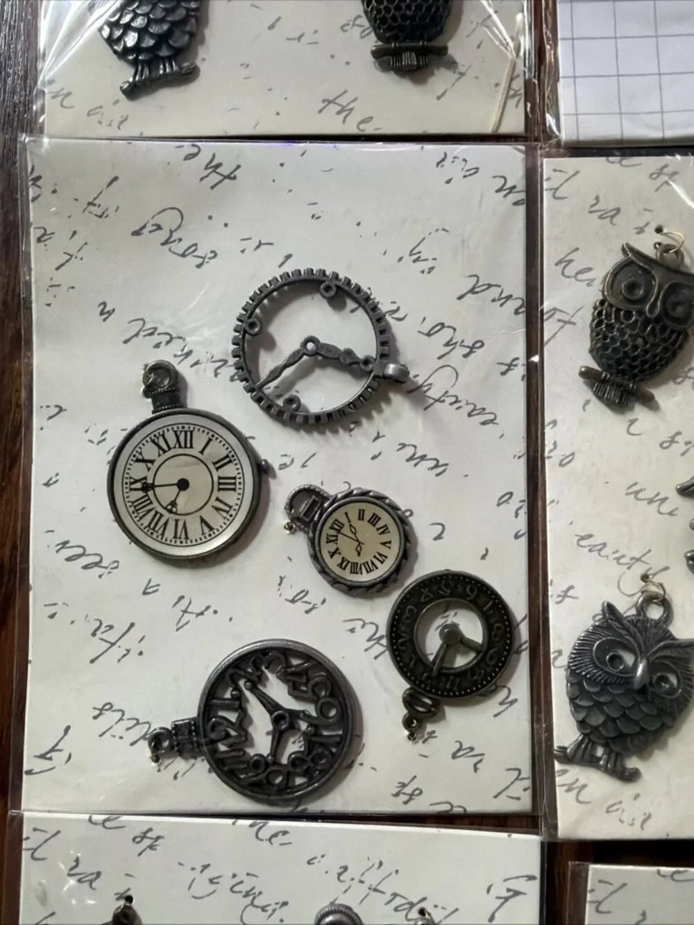 Lot Of Michael’s Maya Road Charms Embellishments Birds, Owls, Clocks, Scissors..